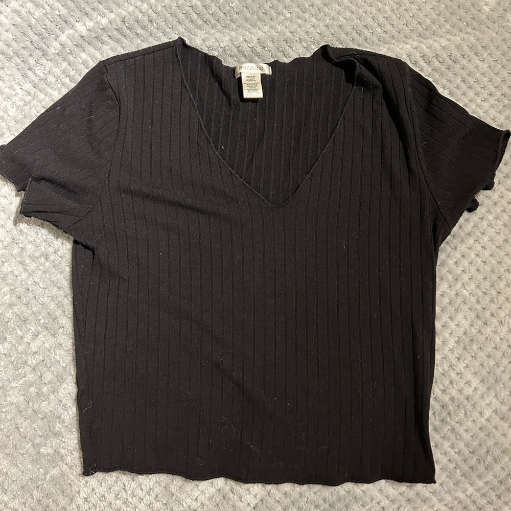 bozzolo cropped v neck